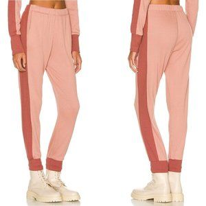 Monrow Pink & Rose Track Joggers